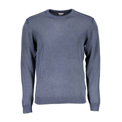 Guess Jeans Blue Cotton Sweater