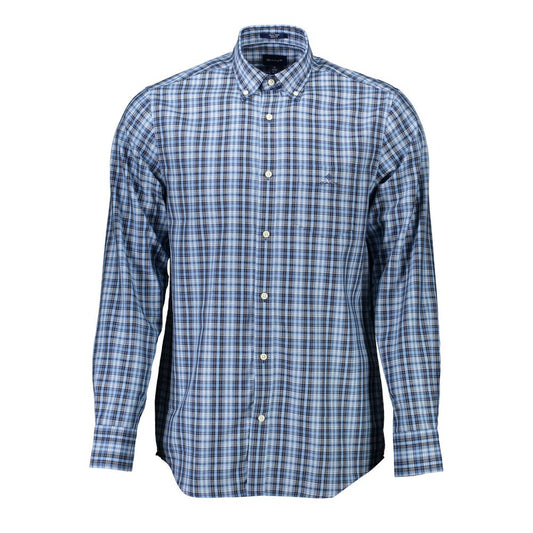 Gant Blue Cotton Shirt - Timeless Style and Comfort