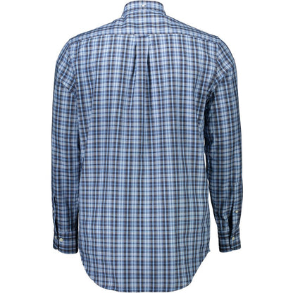 Gant Blue Cotton Shirt - Timeless Style and Comfort