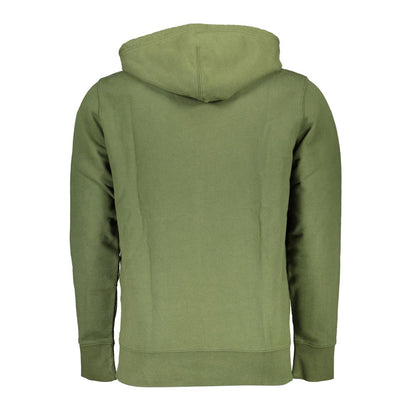 Levi's Green Cotton Hooded Sweatshirt