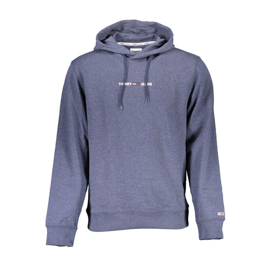 Tommy Hilfiger Blue Cotton Sweater with Hood