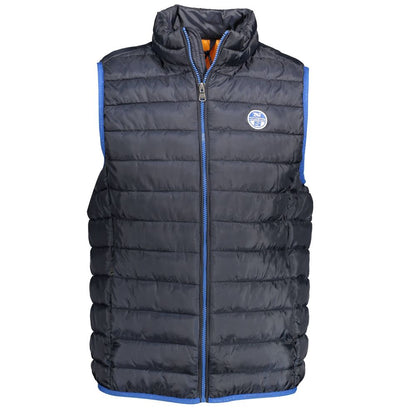 North Sails Blue Polyester Sleeveless Jacket