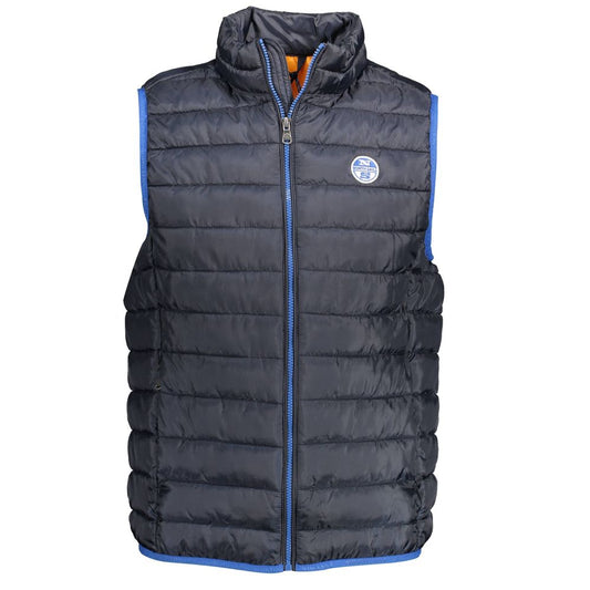 North Sails Blue Polyester Sleeveless Jacket