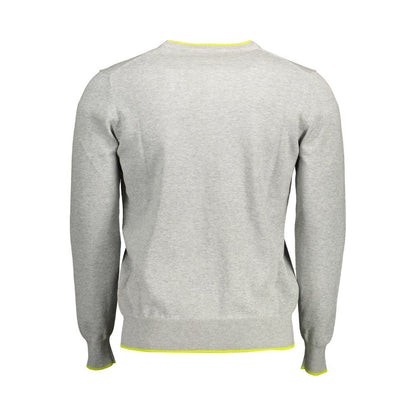 North Sails Gray Cotton Sweater - Effortless Style