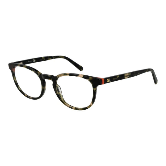 Guess Men’s Optical Glasses – Green Round Frame, 49mm