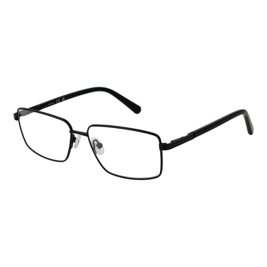 Guess Men's Optical Frames – Black Rectangle Full-Rim, 56mm