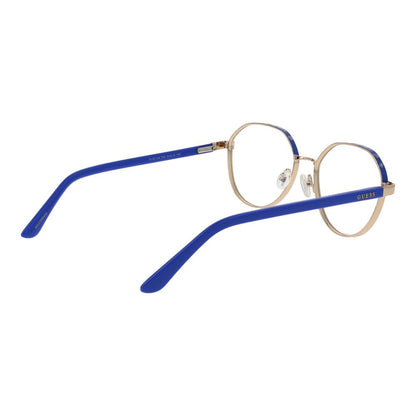 Guess Women’s Optical Frames – Gold Round Full-Rim, 53mm