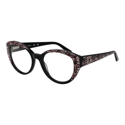 Guess Women’s Optical Glasses – Black Round Frame, 53mm