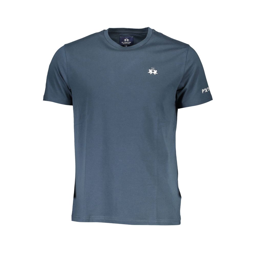 La Martina Blue Cotton T-Shirt - Classic Comfort Redefined