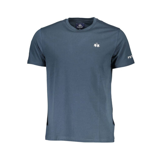 La Martina Blue Cotton T-Shirt - Classic Comfort Redefined