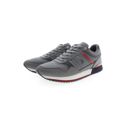 U.S. Polo Assn. Gray Polyester Sneaker