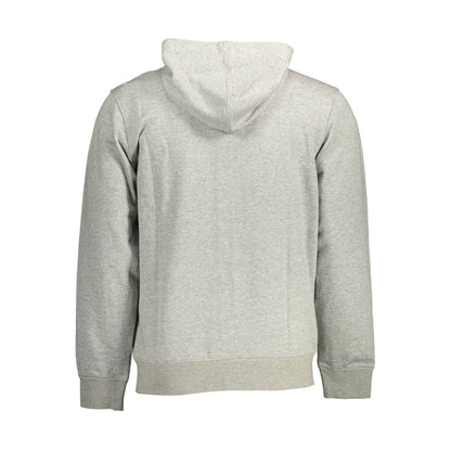 Calvin Klein Gray Cotton Hoodie Sweatshirt
