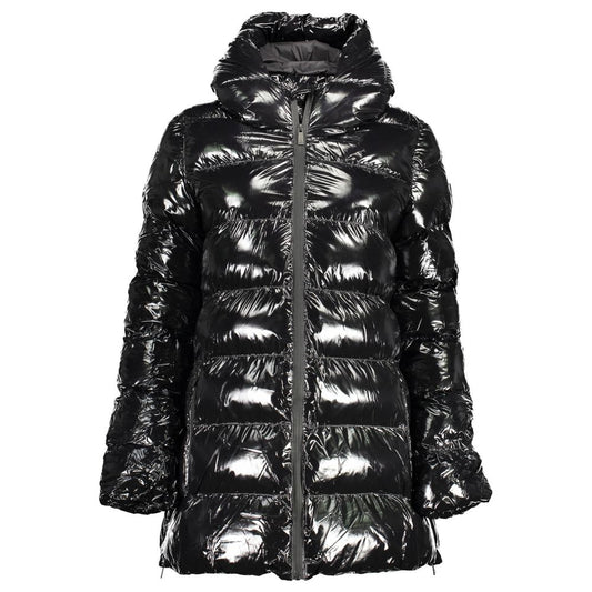 U.S. POLO ASSN. Black Polyester Jacket with Hood