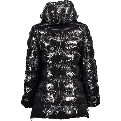 U.S. POLO ASSN. Black Polyester Jacket with Hood