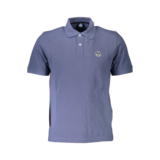 North Sails Blue Cotton Polo Shirt