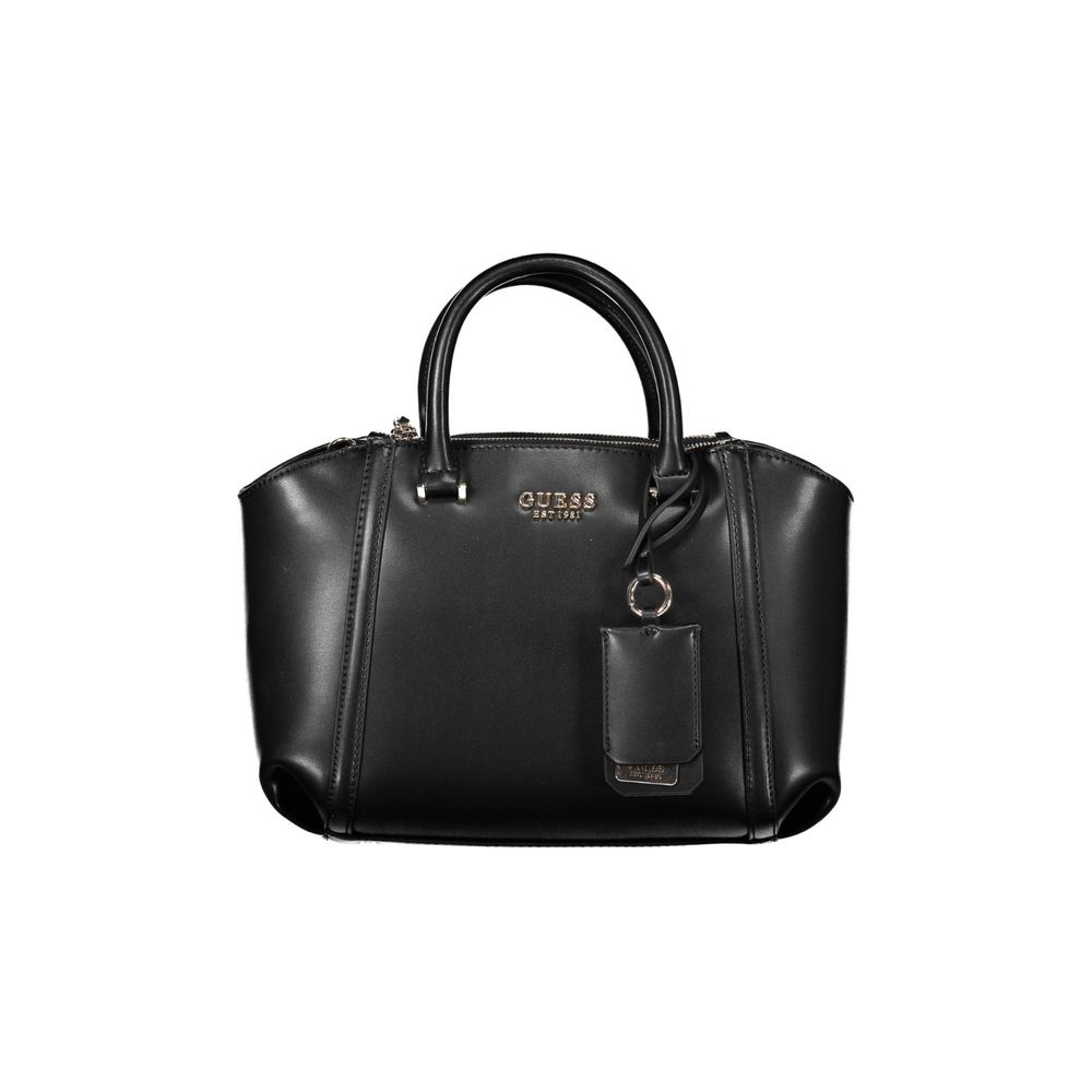 Guess Jeans Black Polyethylene Handbag - Stylish and Versatile
