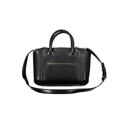 Guess Jeans Black Polyethylene Handbag - Stylish and Versatile