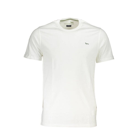 Harmont & Blaine White Cotton T-Shirt - Stylish Comfort
