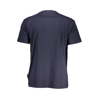 Napapijri Blue Cotton T-Shirt - Stylish Comfort