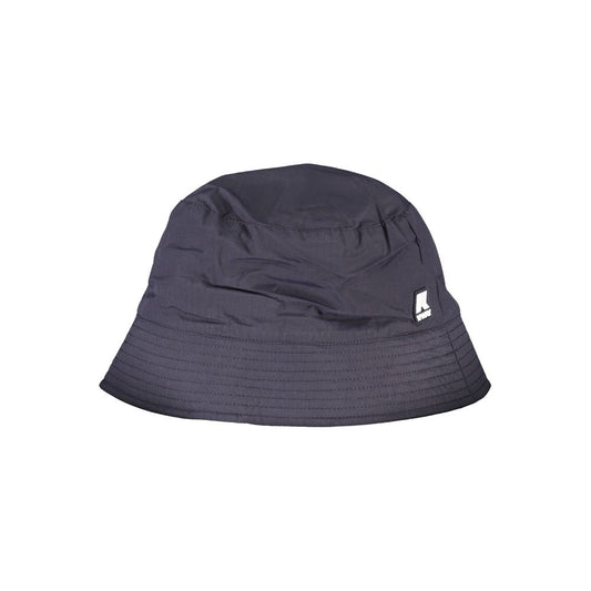 K-WAY Blue Polyester Fisherman Hat with Fleece Lining