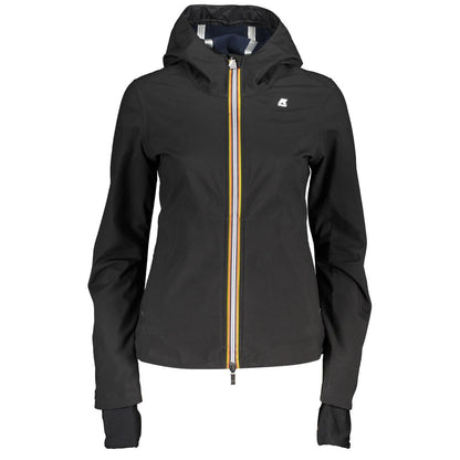 K-WAY Black Polyester Hooded Jacket