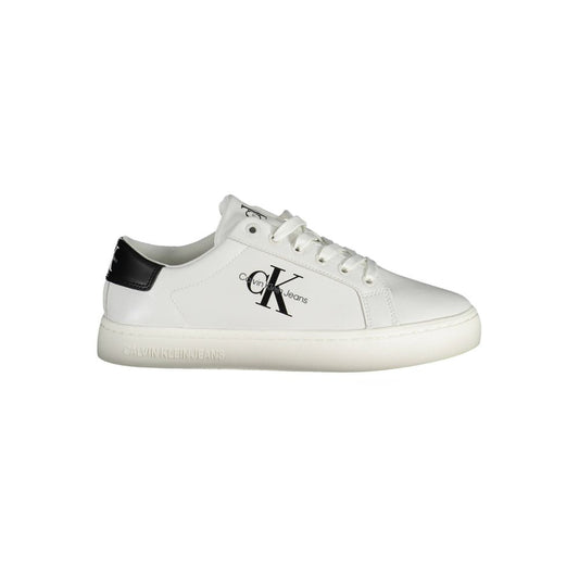 Calvin Klein White Polyester Sneakers