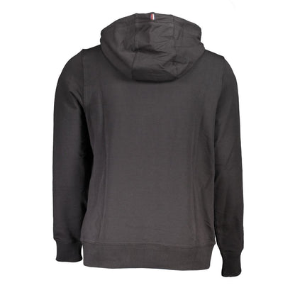Tommy Hilfiger Black Cotton Hoodie Sweatshirt