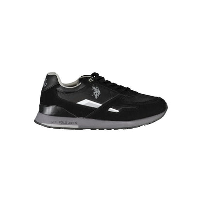 U.S. POLO ASSN. Black Polyester Sneaker - Stylish Sports Footwear