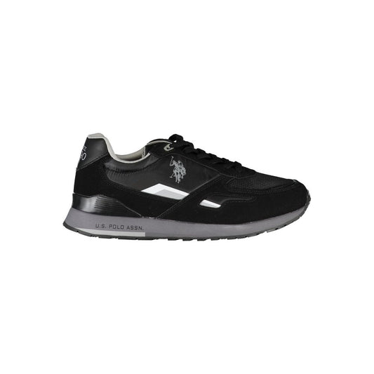 U.S. POLO ASSN. Black Polyester Sneaker - Stylish Sports Footwear