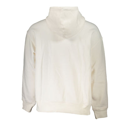 Tommy Hilfiger White Cotton Hoodie Sweatshirt
