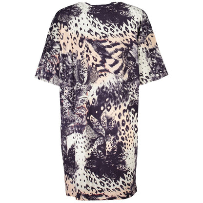 Cavalli Class Pink Cotton Dress - Bold and Vibrant Everyday Glamour