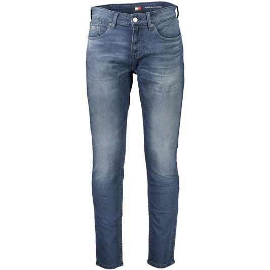 Tommy Hilfiger Blue Cotton Austil Slim Tapered Jeans