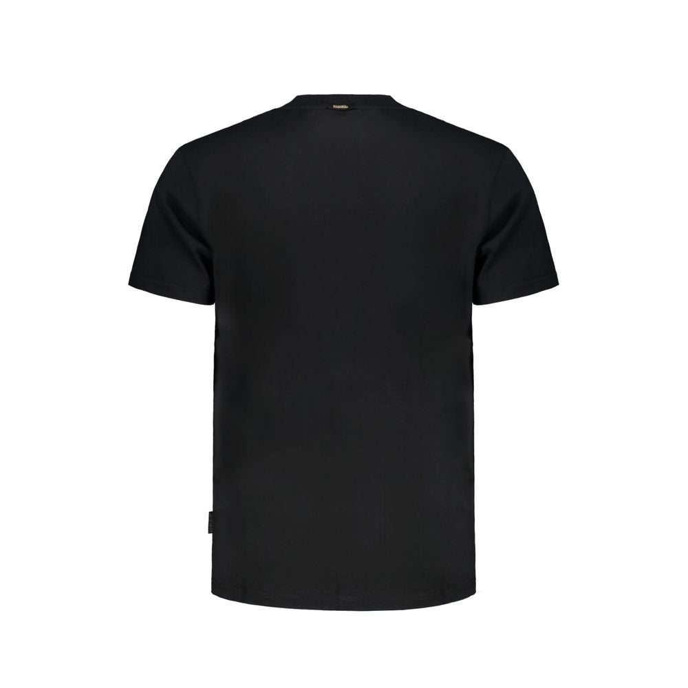 Napapijri Black Organic Cotton T-Shirt