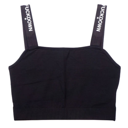 Comme Des Fuckdown Black Cotton Top