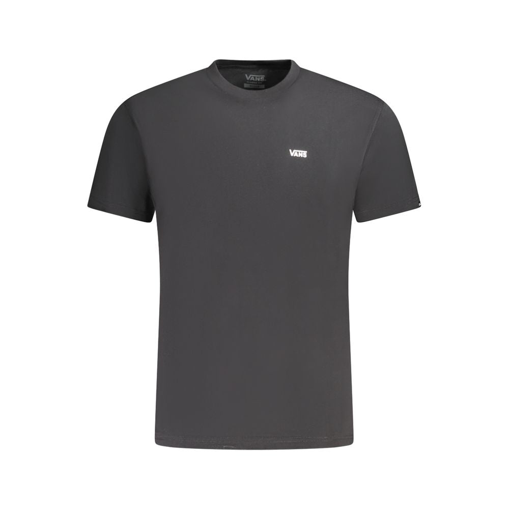 Vans Black Cotton T-Shirt - Classic Fit Crew Neck