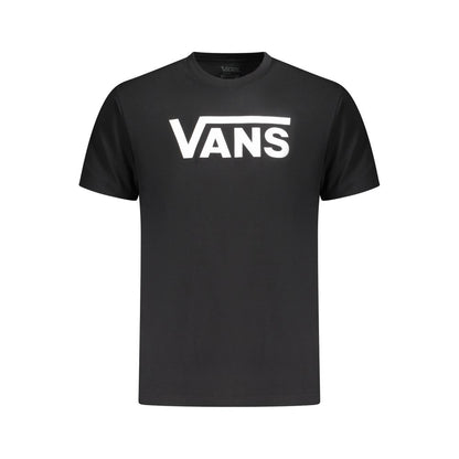 Vans Black Cotton T-Shirt – Classic Style for Everyday Wear