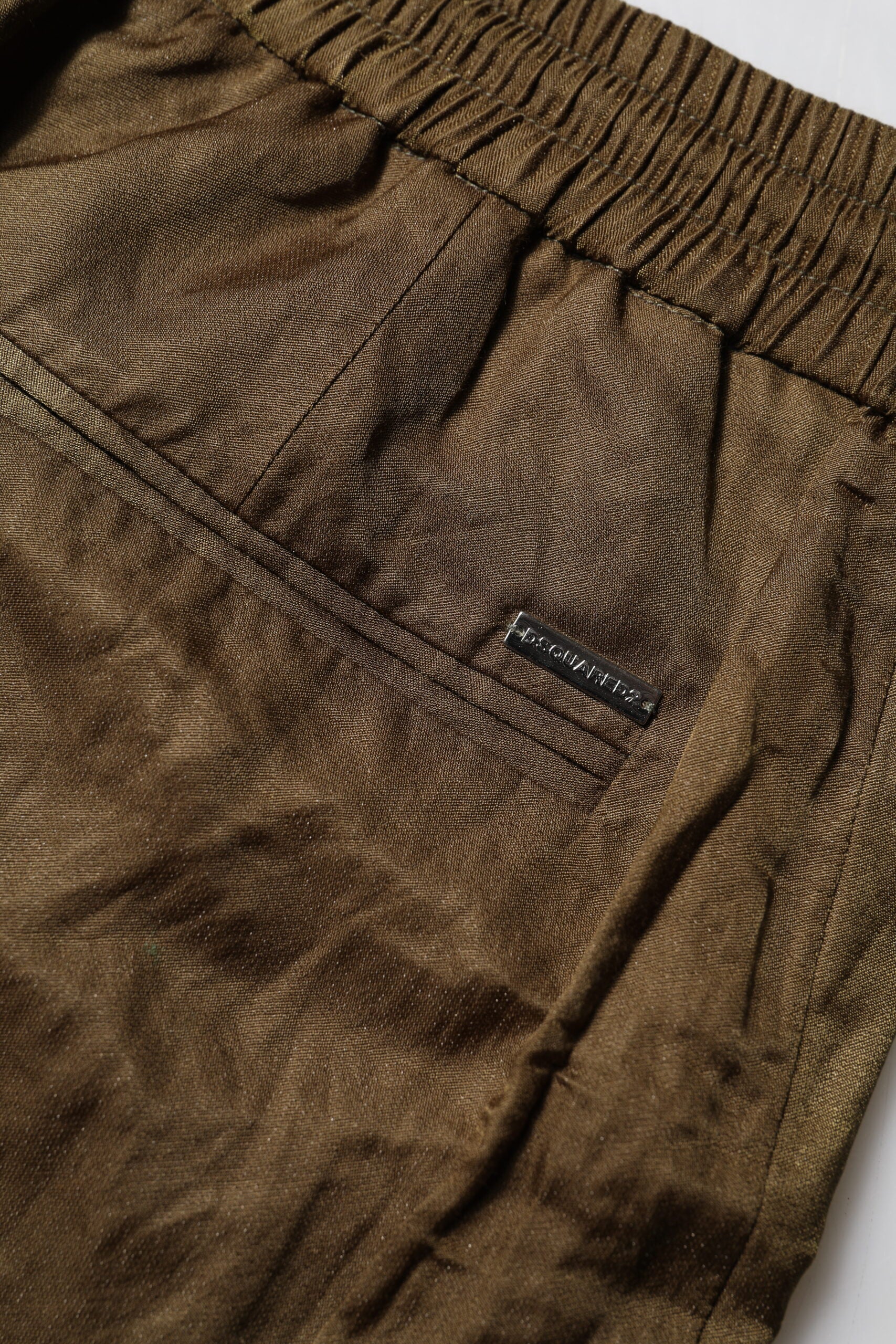 Dsquared² Brown Mid Waisted Women Sweatpants
