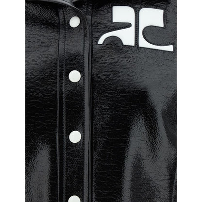 Stylish Cropped Cotton Jacket by Courrèges
