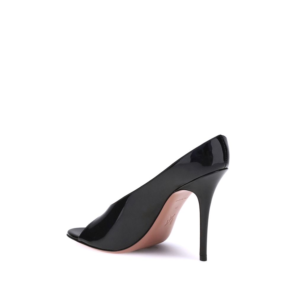 Amina Muaddi Anok Leather Sandals - Seductive Elegance