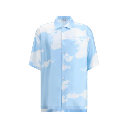Moschino Silk Camicia - Oversized Cuban Collar Shirt