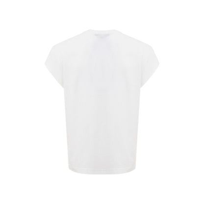Dolce & Gabbana White Cotton T-Shirt with DG 58_62 Patch