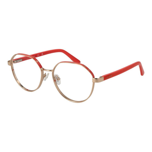 Guess Women’s Optical Frames – Gold Round Design, 53mm