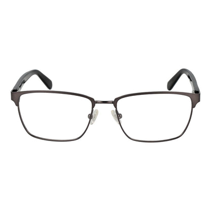 Guess Men's Gunmetal Optical Frames – Rectangle Full-Rim, 55mm