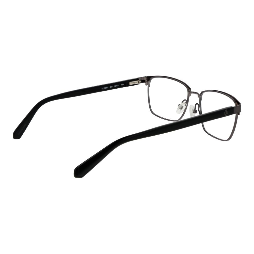 Guess Men's Gunmetal Optical Frames – Rectangle Full-Rim, 55mm