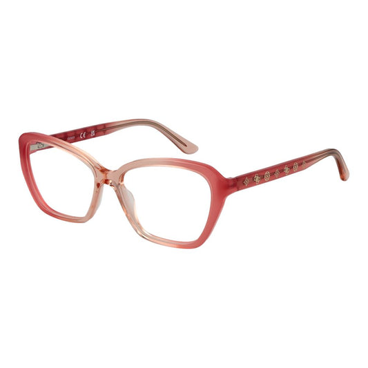 Guess Women’s Optical Glasses – Rose Cat Eye Frame, 52mm