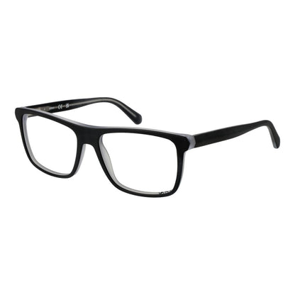 Guess Men's Optical Frames – Black Rectangle Design, 56mm