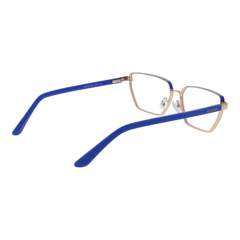 Guess Women’s Optical Glasses – Gold Geometric Frame, 55mm