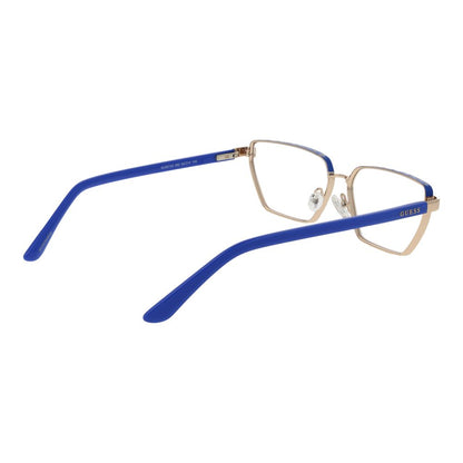 Guess Women’s Optical Glasses – Gold Geometric Frame, 55mm