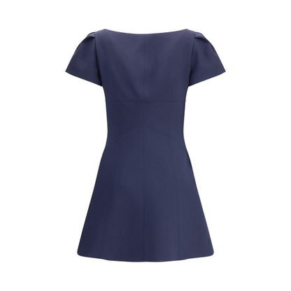 Alexander McQueen Blue Mini Dress