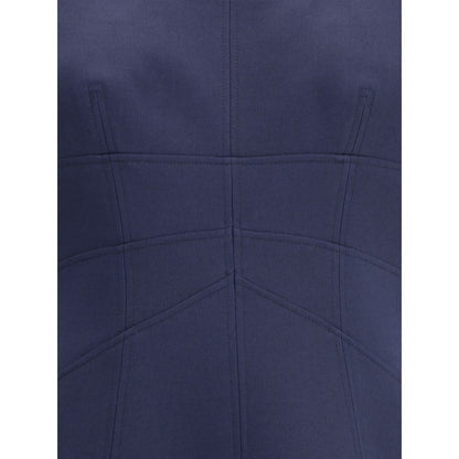 Alexander McQueen Blue Mini Dress
